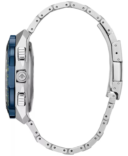 Citizen Eco-Drive Men's Chronograph Promaster Skyhawk A-T Blue Angels Stainless Steel Bracelet Watch 46mm