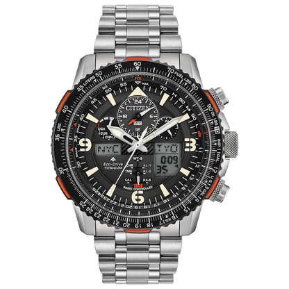 Citizen Eco-Drive Men's Analog-Digital Promaster Skyhawk A-T Titanium Bracelet Watch 45mm