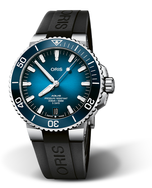 AQUIS DATE CALIBRE 400
 43.50 MM
 STAINLESS STEEL
