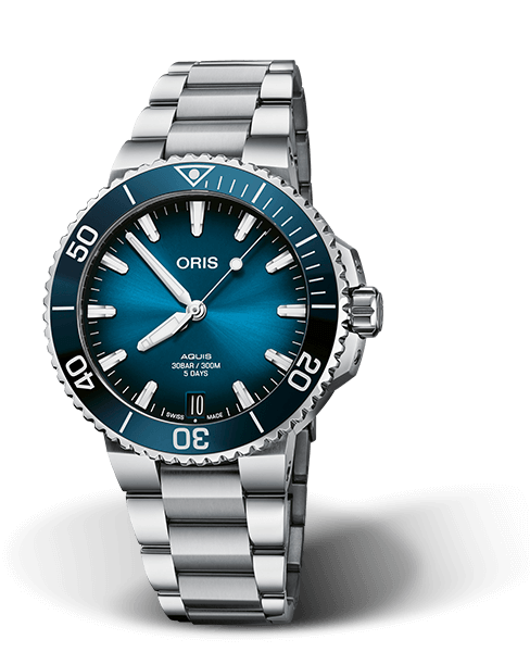 AQUIS DATE CALIBRE 400
 41.50 MM
 STAINLESS STEEL