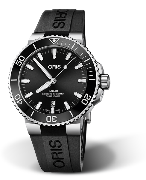 AQUIS DATE
 43.50 MM
 STAINLESS STEEL