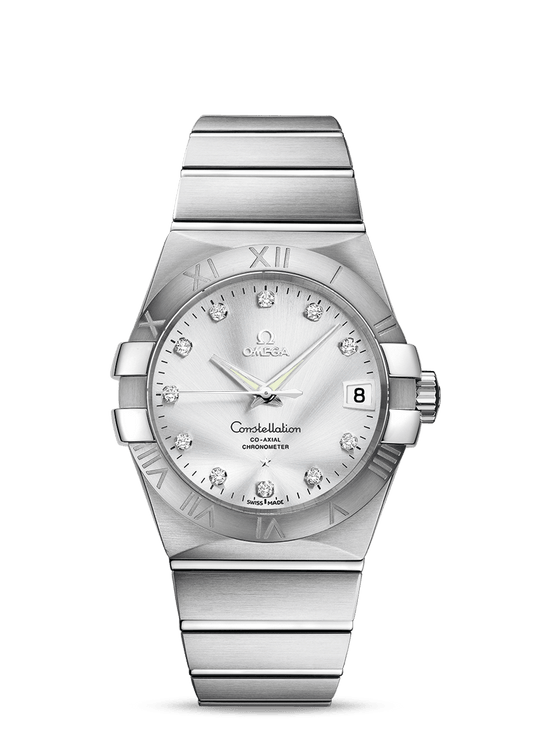 CONSTELLATION OMEGA CO-AXIAL 38 MM
 
 Steel on stee