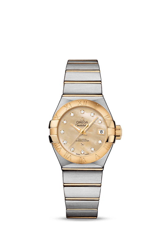 CONSTELLATION OMEGA CO-AXIAL 27 MM
 
 Steel - yellow gold on Steel - yellow gold