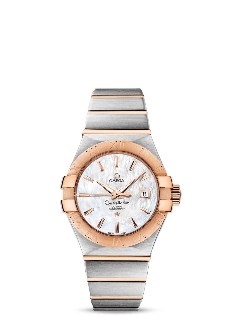 CONSTELLATION OMEGA CO-AXIAL 31 MM
 
 Steel - red gold on Steel - red gold