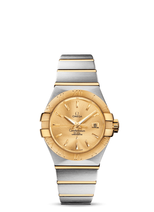 CONSTELLATION OMEGA CO-AXIAL 31 MM
 
 Steel - yellow gold on Steel - yellow gold