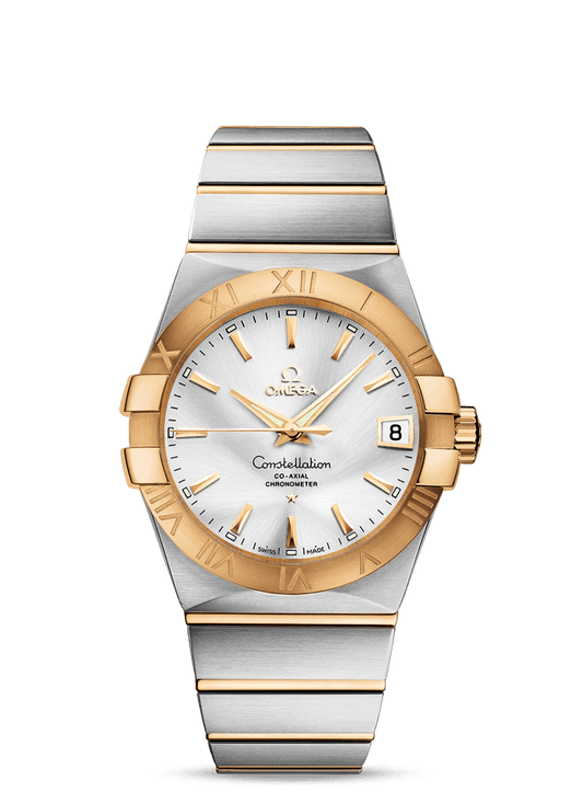 CONSTELLATION OMEGA CO-AXIAL 38 MM
 
 Steel - yellow gold on Steel - yellow gold