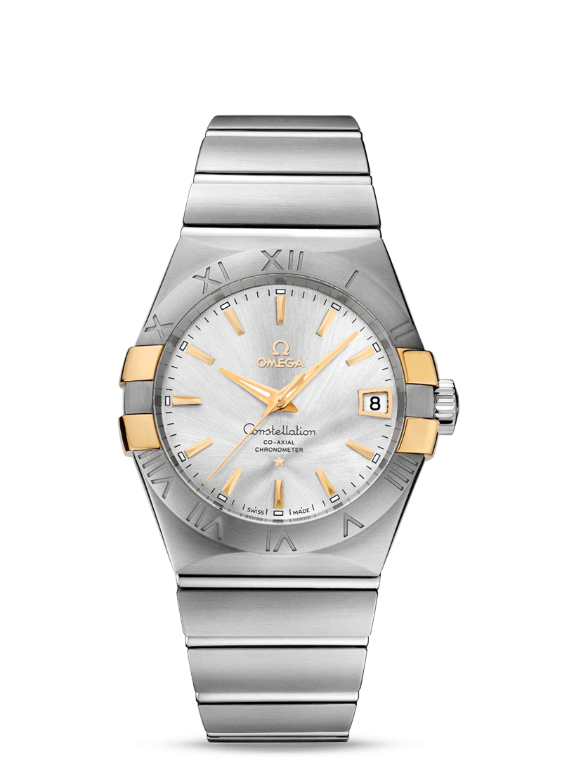 CONSTELLATION OMEGA CO-AXIAL 38 MM
 
 Steel - yellow gold on steel