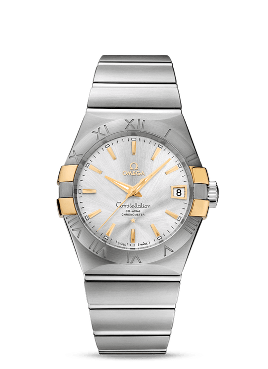 CONSTELLATION OMEGA CO-AXIAL 38 MM
 
 Steel - yellow gold on steel