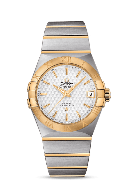 CONSTELLATION OMEGA CO-AXIAL 38 MM
 
 Steel - yellow gold on Steel - yellow gold