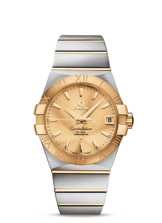 CONSTELLATION OMEGA CO-AXIAL 38 MM
 
 Steel - yellow gold on Steel - yellow gold