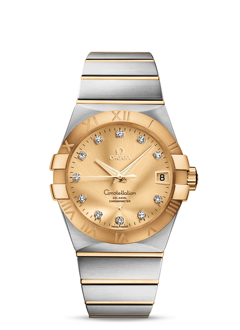 CONSTELLATION OMEGA CO-AXIAL 38 MM
 
 Steel - yellow gold on Steel - yellow gold