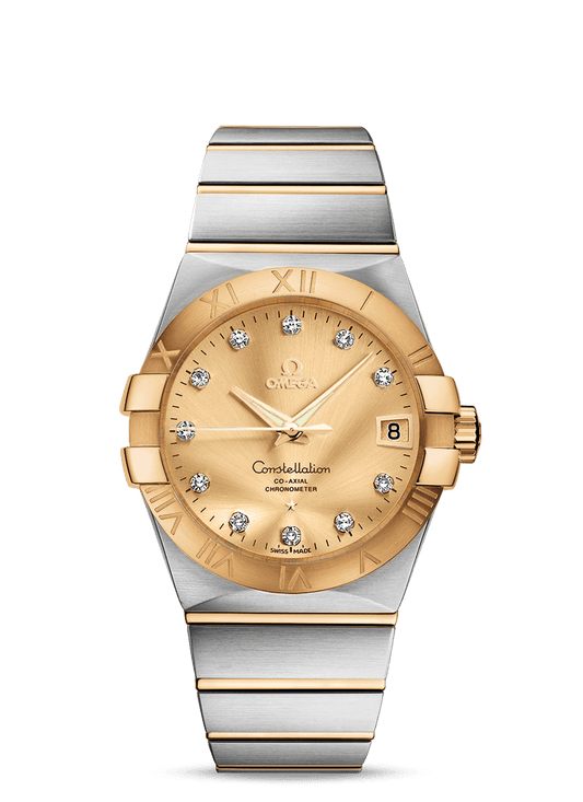 CONSTELLATION OMEGA CO-AXIAL 38 MM
 
 Steel - yellow gold on Steel - yellow gold