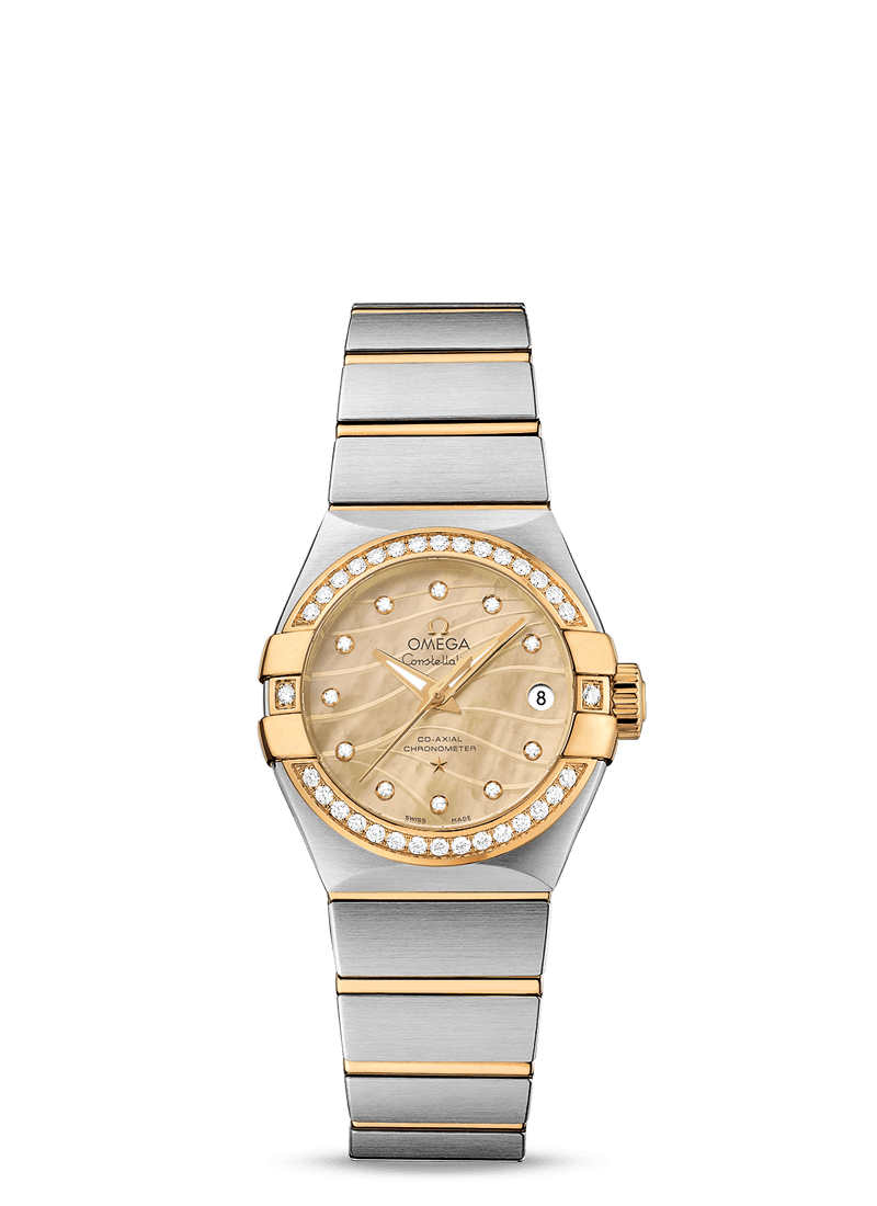 CONSTELLATION OMEGA CO-AXIAL 27 MM
 
 Steel - yellow gold on Steel - yellow gold