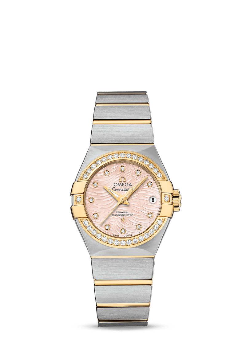 CONSTELLATION OMEGA CO-AXIAL 27 MM
 
 Steel - yellow gold on Steel - yellow gold