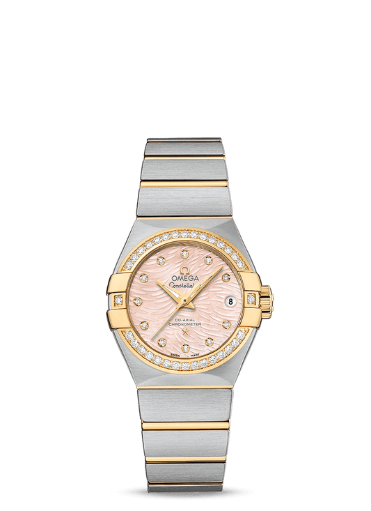 CONSTELLATION OMEGA CO-AXIAL 27 MM
 
 Steel - yellow gold on Steel - yellow gold