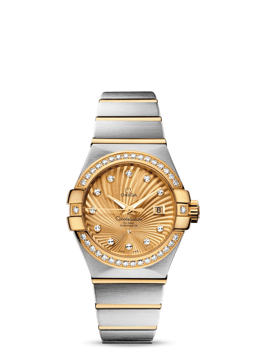 CONSTELLATION OMEGA CO-AXIAL 31 MM
 
 Steel - yellow gold on Steel - yellow gold