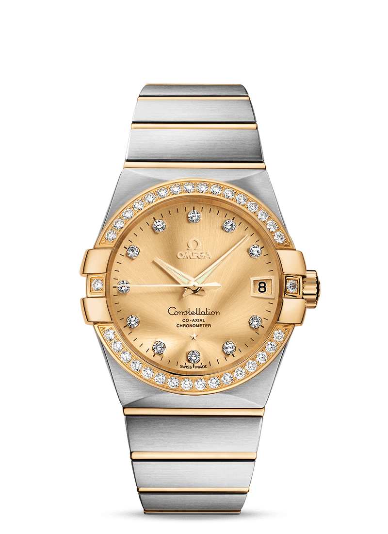 CONSTELLATION OMEGA CO-AXIAL 38 MM
 
 Steel - yellow gold on Steel - yellow gold