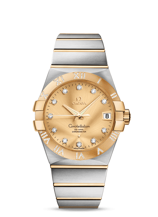 CONSTELLATION OMEGA CO-AXIAL 38 MM
 
 Steel - yellow gold on Steel - yellow gold