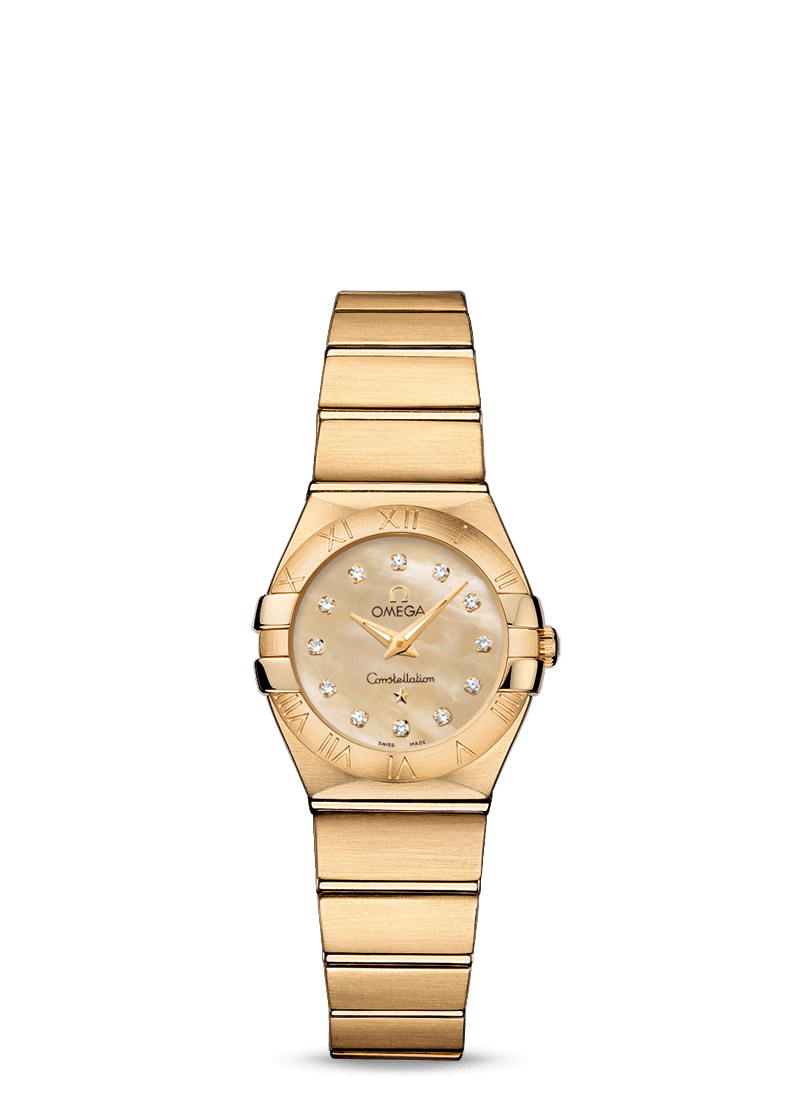 CONSTELLATION QUARTZ 24 MM
 
 Yellow gold on yellow gold