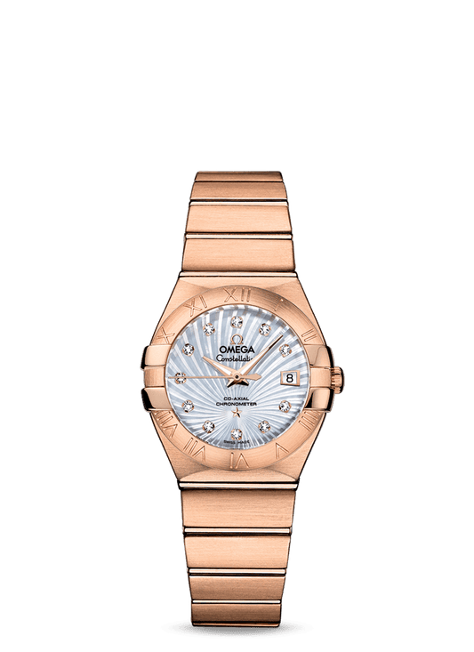 CONSTELLATION OMEGA CO-AXIAL 27 MM
 
 Red gold on red gold