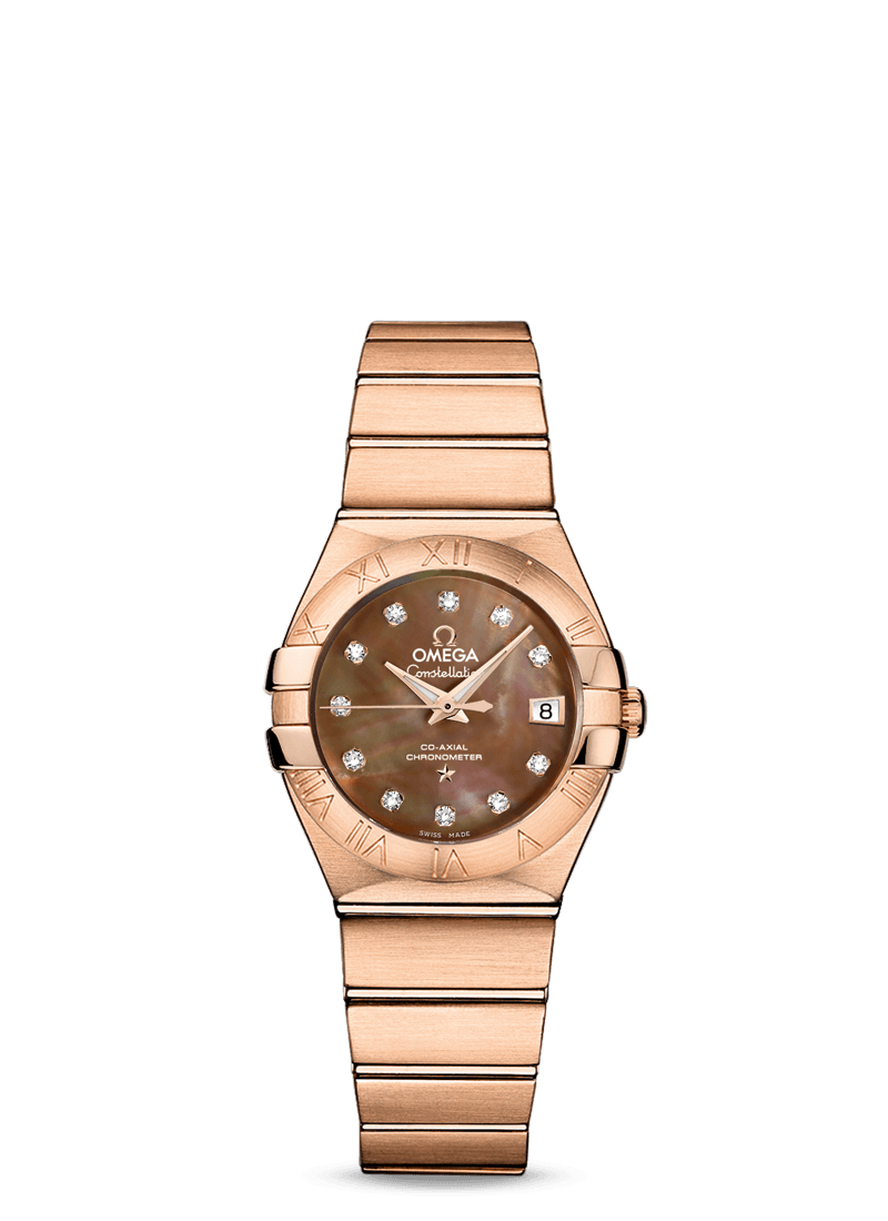 CONSTELLATION OMEGA CO-AXIAL 27 MM
 
 Red gold on red gold