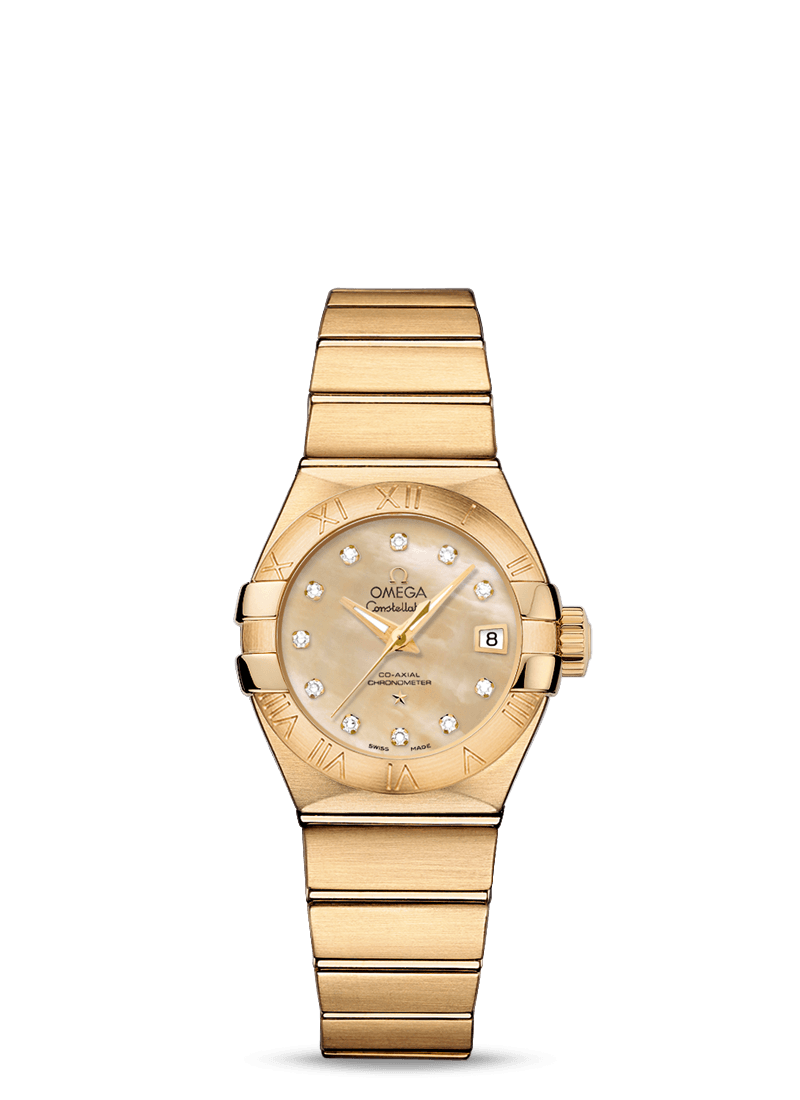 CONSTELLATION OMEGA CO-AXIAL 27 MM
 
 Yellow gold on yellow gold