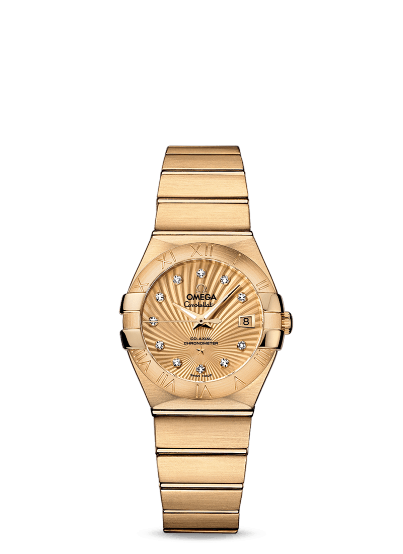 CONSTELLATION OMEGA CO-AXIAL 27 MM
 
 Yellow gold on yellow gold