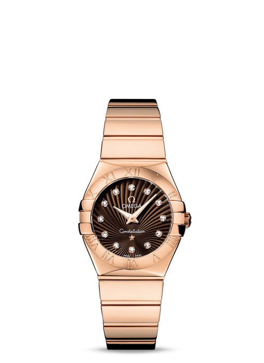 CONSTELLATION QUARTZ 27 MM
 
 Red gold on red gold