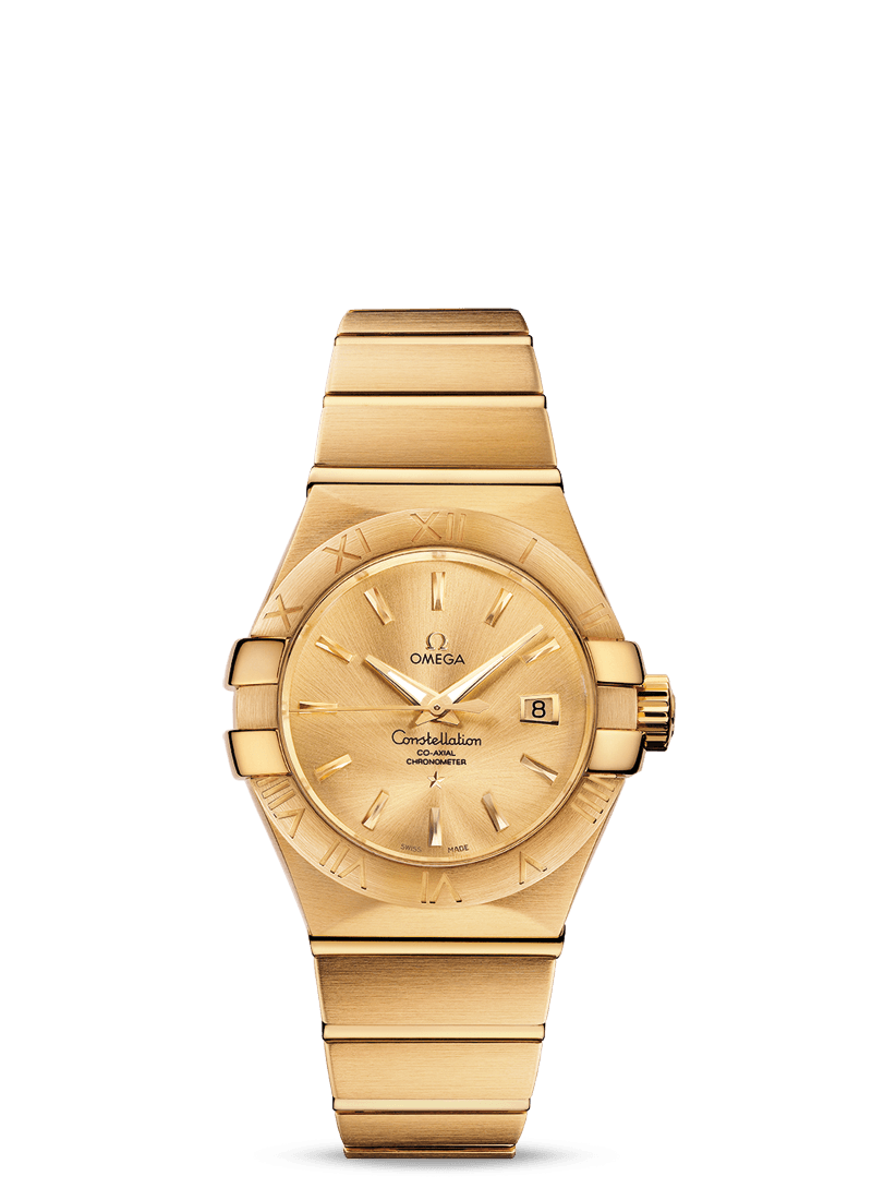 CONSTELLATION OMEGA CO-AXIAL 31 MM
 
 Yellow gold on yellow gold