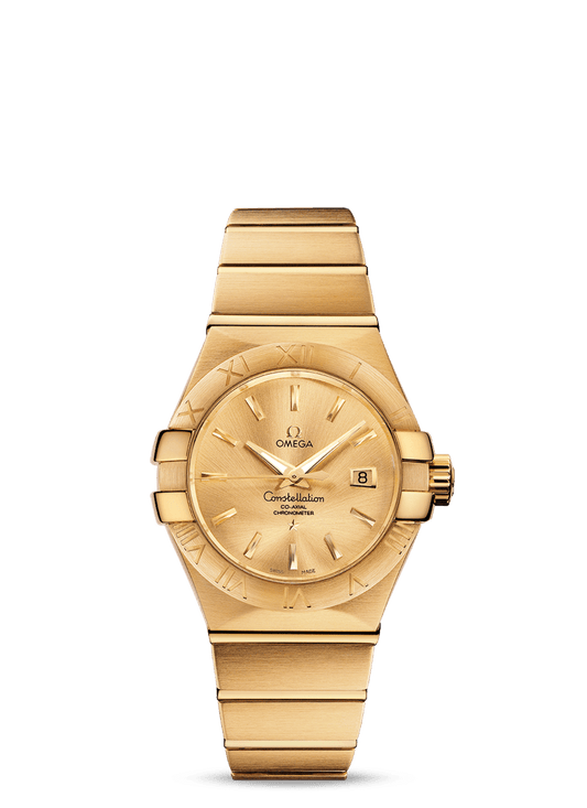 CONSTELLATION OMEGA CO-AXIAL 31 MM
 
 Yellow gold on yellow gold