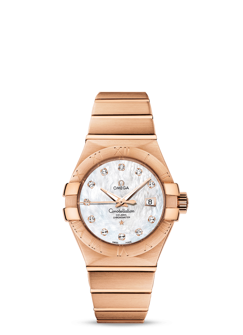 CONSTELLATION OMEGA CO-AXIAL 31 MM
 
 Red gold on red gold