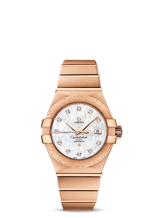 CONSTELLATION OMEGA CO-AXIAL 31 MM
 
 Red gold on red gold