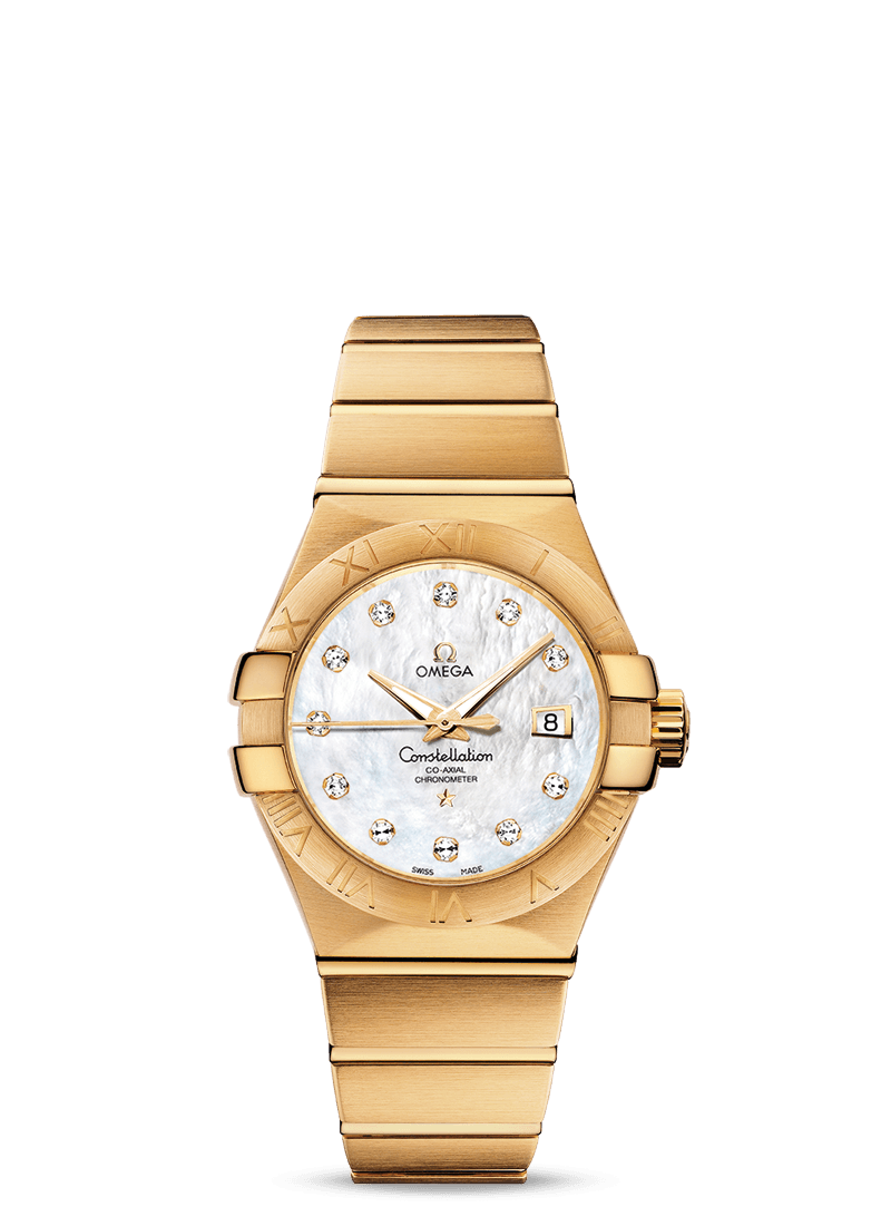 CONSTELLATION OMEGA CO-AXIAL 31 MM
 
 Yellow gold on yellow gold