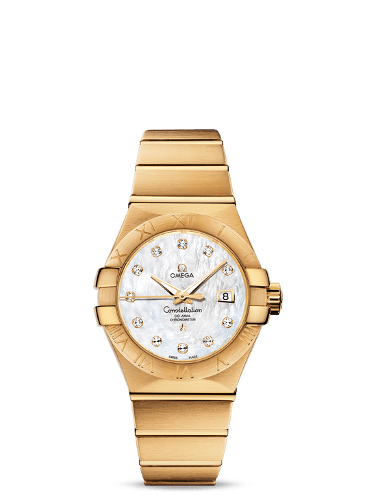 CONSTELLATION OMEGA CO-AXIAL 31 MM
 
 Yellow gold on yellow gold