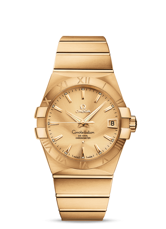 CONSTELLATION OMEGA CO-AXIAL 38 MM
 
 Yellow gold on yellow gold