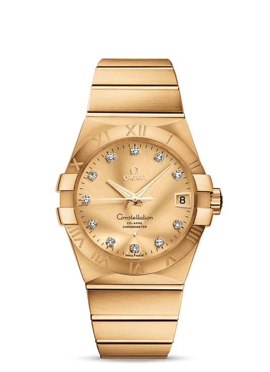 CONSTELLATION OMEGA CO-AXIAL 38 MM
 
 Yellow gold on yellow gold