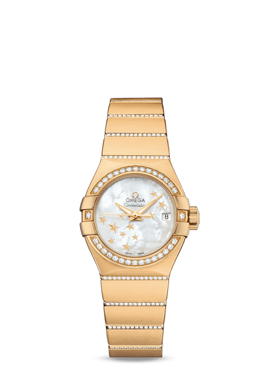 CONSTELLATION OMEGA CO-AXIAL 27 MM
 
 Yellow gold on yellow gold