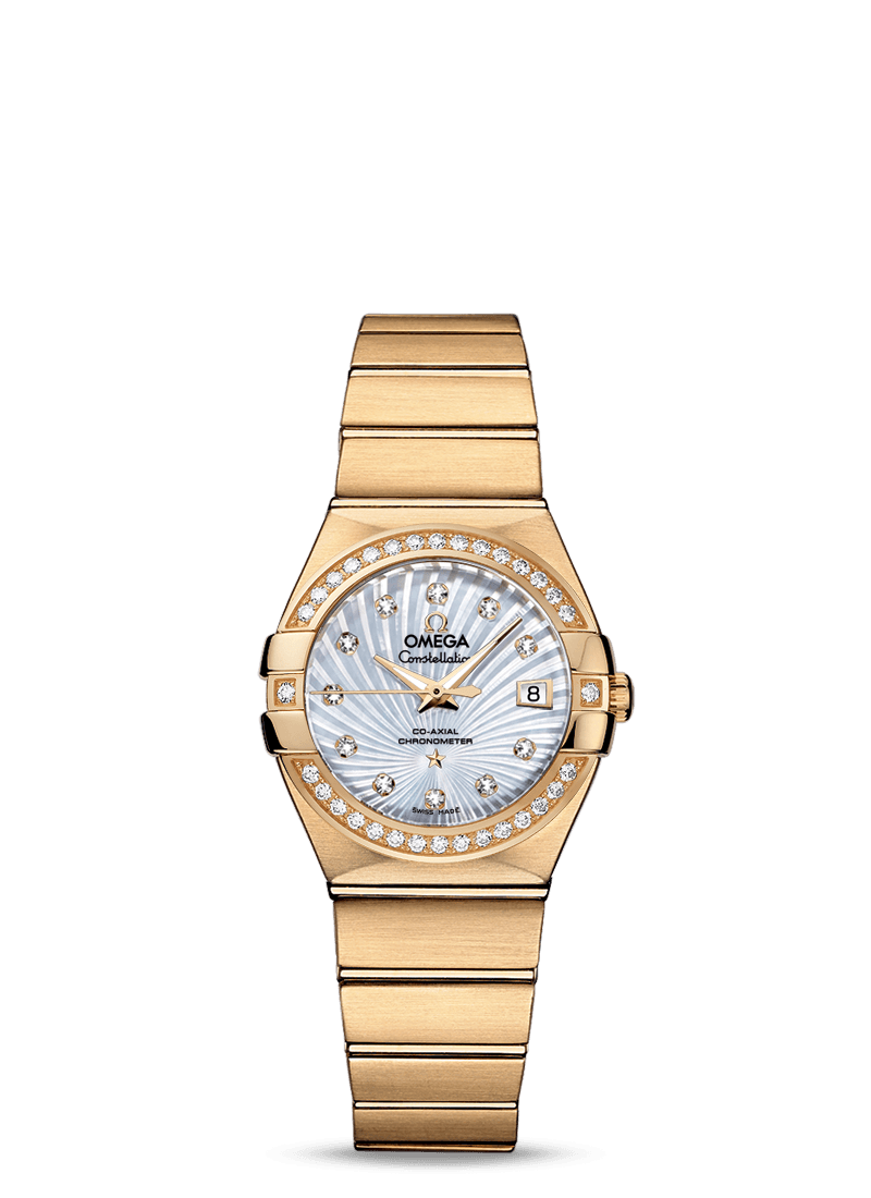 CONSTELLATION OMEGA CO-AXIAL 27 MM
 
 Yellow gold on yellow gold