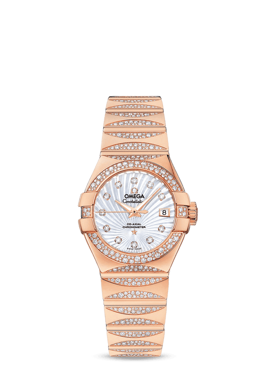 CONSTELLATION OMEGA CO-AXIAL 27 MM
 
 Red gold on red gold