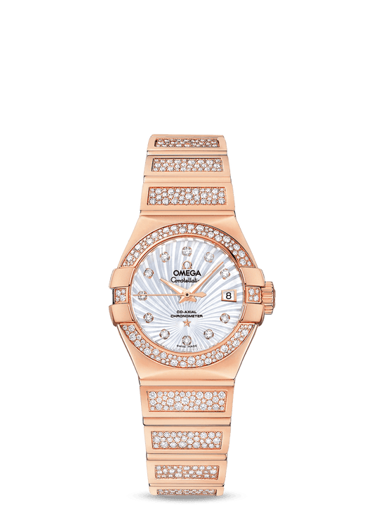 CONSTELLATION OMEGA CO-AXIAL 27 MM
 
 Red gold on red gold