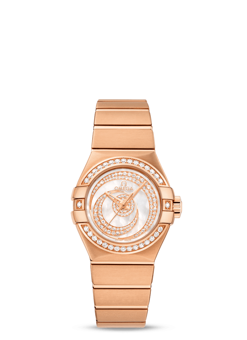 CONSTELLATION OMEGA CO-AXIAL 27 MM
 
 Red gold on red gold