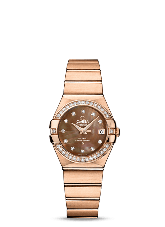CONSTELLATION OMEGA CO-AXIAL 27 MM
 
 Red gold on red gold