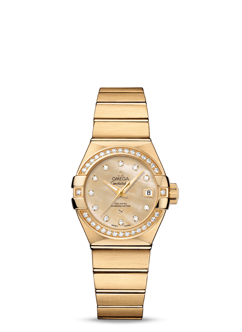 CONSTELLATION OMEGA CO-AXIAL 27 MM
 
 Yellow gold on yellow gold
