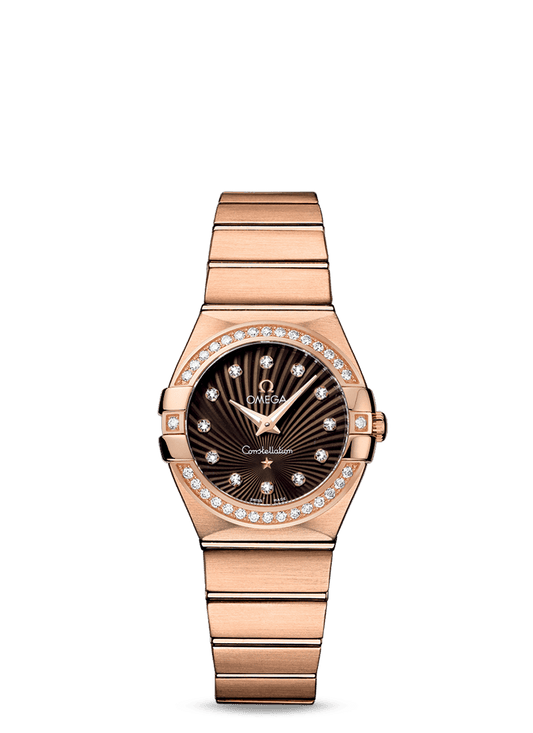 CONSTELLATION QUARTZ 27 MM
 
 Red gold on red gold