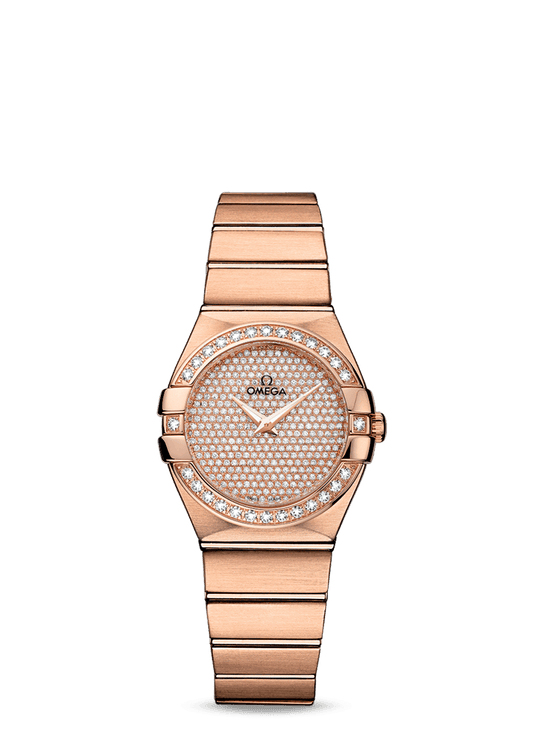 CONSTELLATION QUARTZ 27 MM
 
 Red gold on red gold