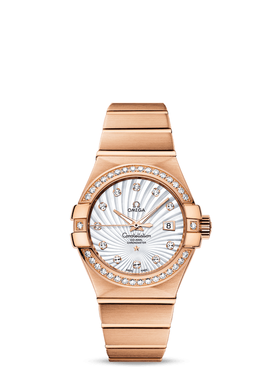 CONSTELLATION OMEGA CO-AXIAL 31 MM
 
 Red gold on red gold