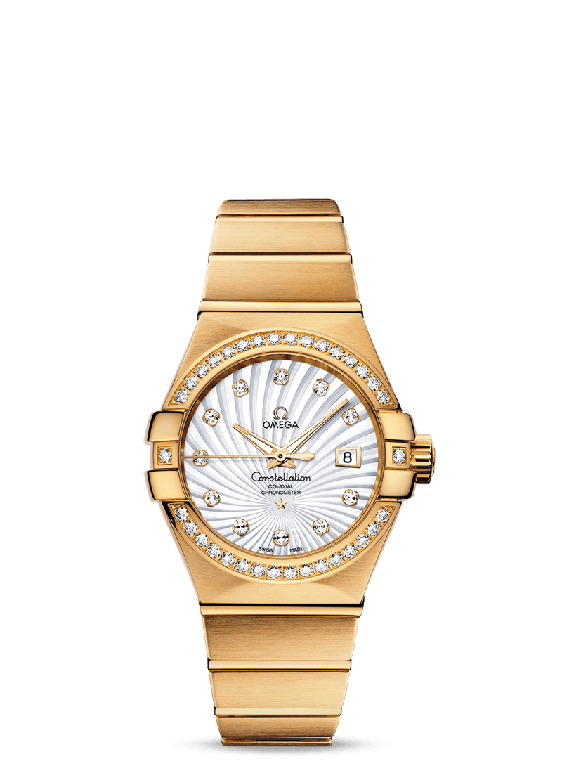 CONSTELLATION OMEGA CO-AXIAL 31 MM
 
 Yellow gold on yellow gold