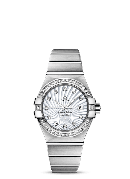 CONSTELLATION OMEGA CO-AXIAL 31 MM
 
 White gold on white gold