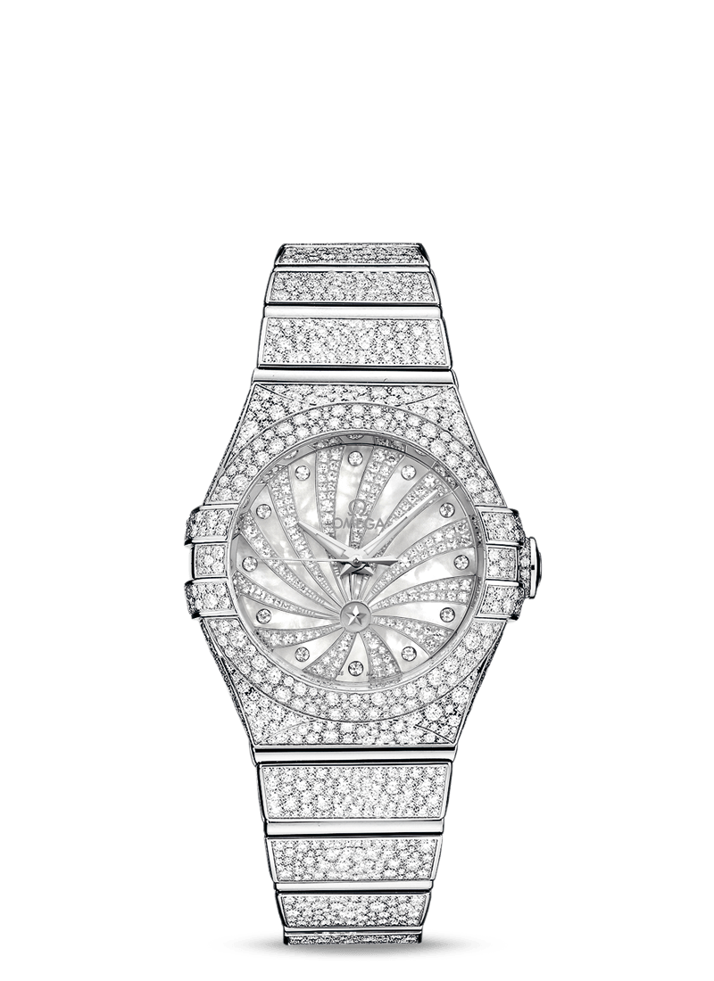 CONSTELLATION OMEGA CO-AXIAL 31 MM
 
 White gold on white gold