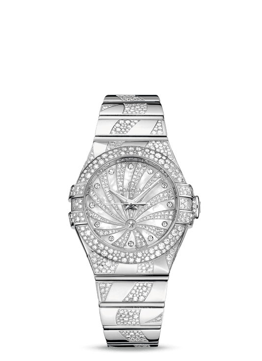 CONSTELLATION OMEGA CO-AXIAL 31 MM
 
 White gold on white gold